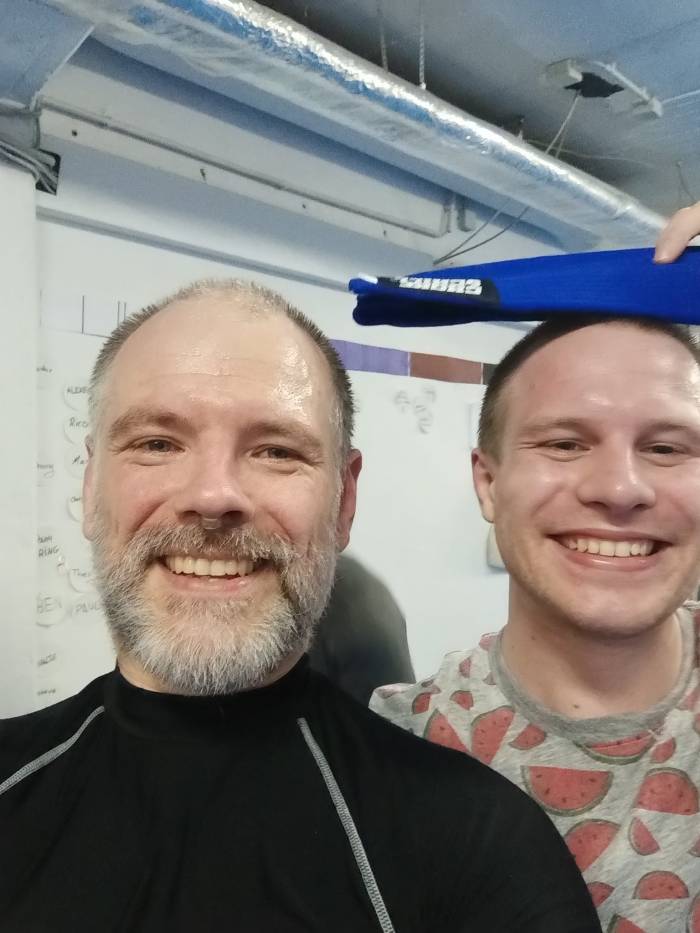Blue belt · July 14, 2025 · Promoted by Tobias Wengler