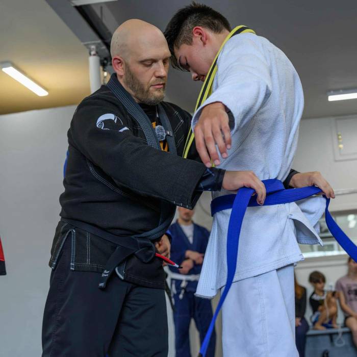 Blue belt · August 9, 2025 · Promoted by Brett Werner