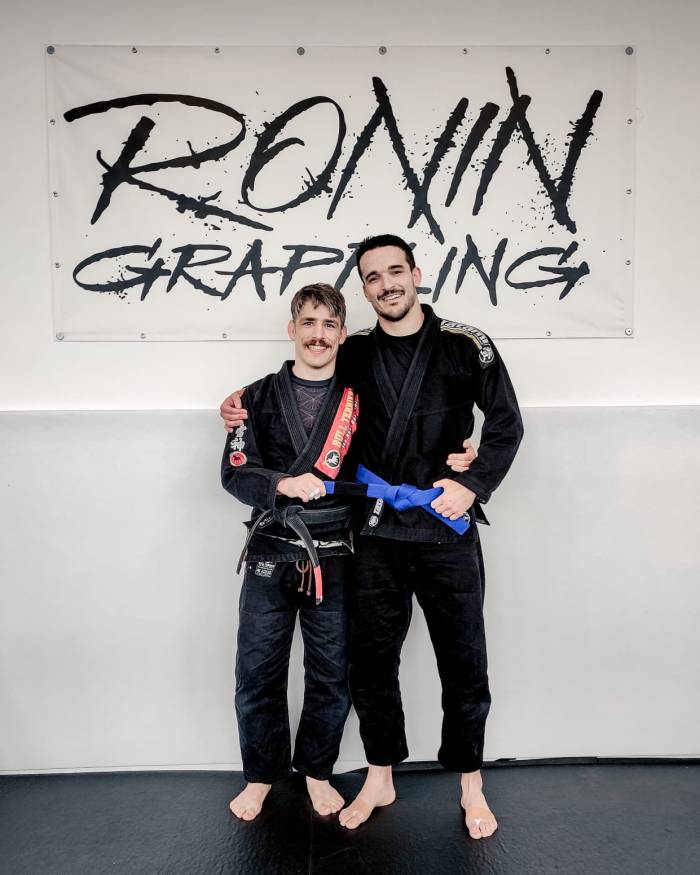 Blue belt · June 12, 2022 · Promoted by Giles Garcia
