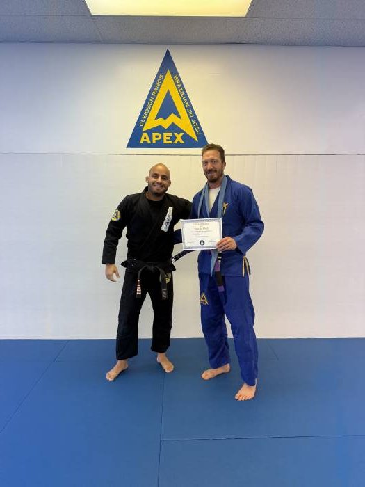 Purple belt · July 25, 2025 · Promoted by Cleidson Ramos