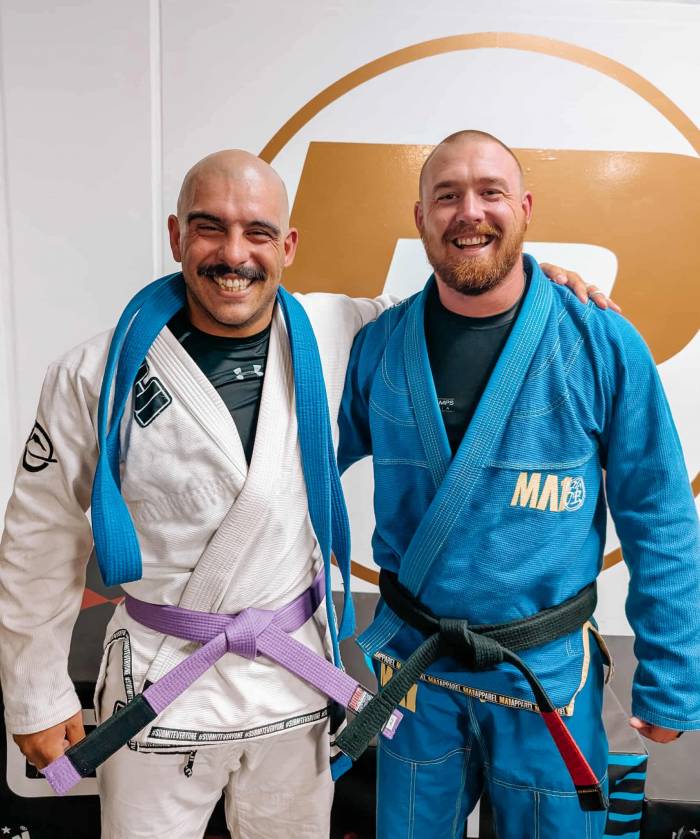 Purple belt · July 3, 2025 · Promoted by Luke Hallman