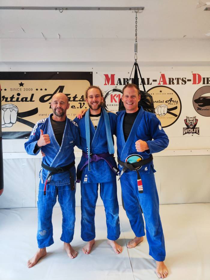 Purple belt · August 20, 2025 · Promoted by Mike Hartmann