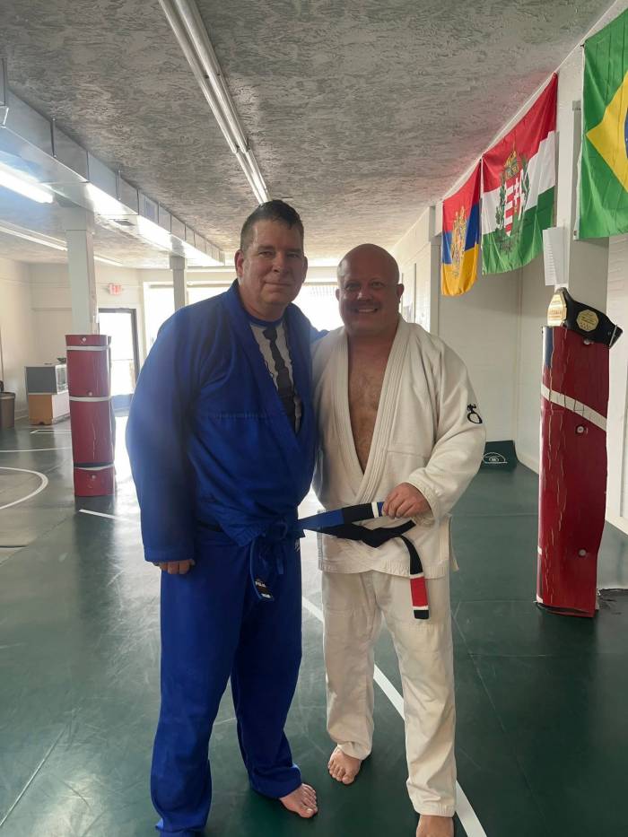 Blue belt · April 27, 2025 · Promoted by Ryan Mech