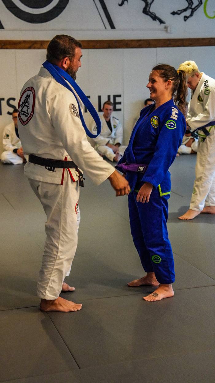 Purple belt · August 13, 2025 · Promoted by Jamie Williams