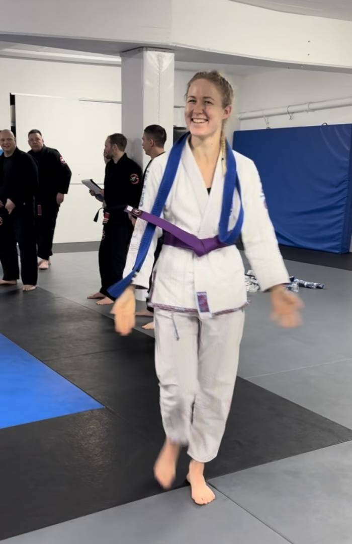 Purple belt · January 20, 2024 · Promoted by Hans Hutton