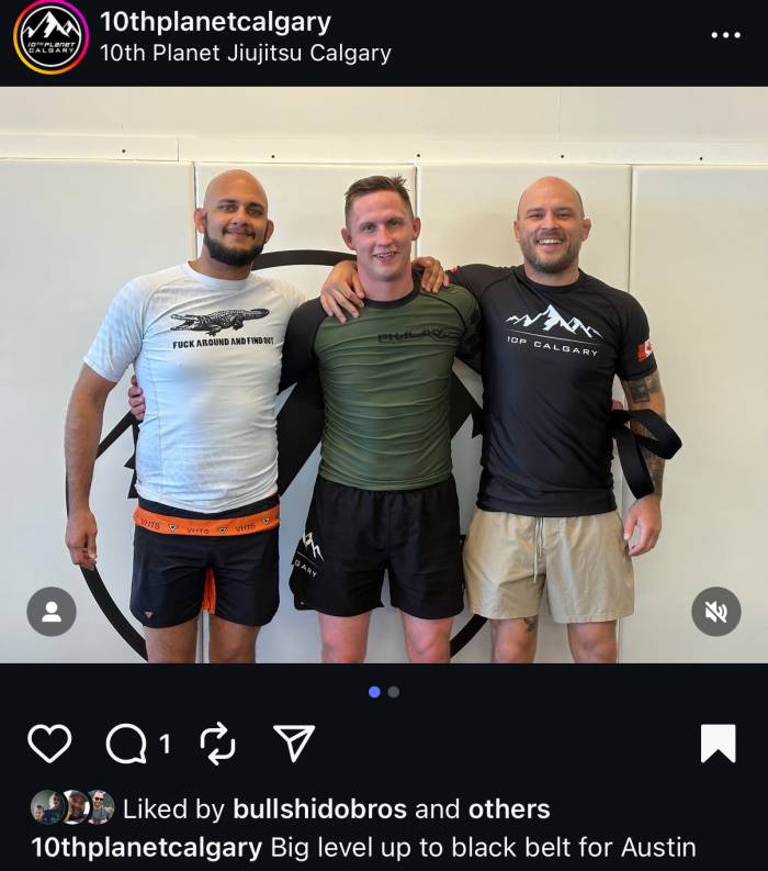 Black belt · August 24, 2025 · Promoted by Corey Guitard