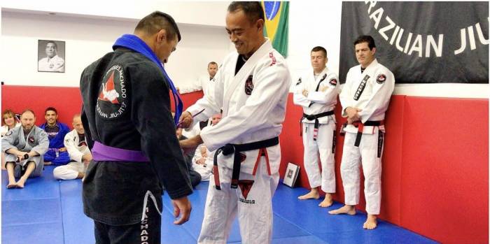 Purple belt · October 21, 2017 · Promoted by Eric Acha