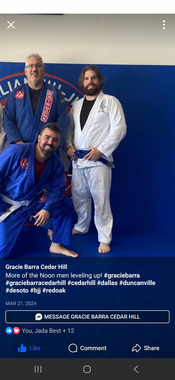 Blue belt · March 21, 2024 · Promoted by Arnaldo Rivera