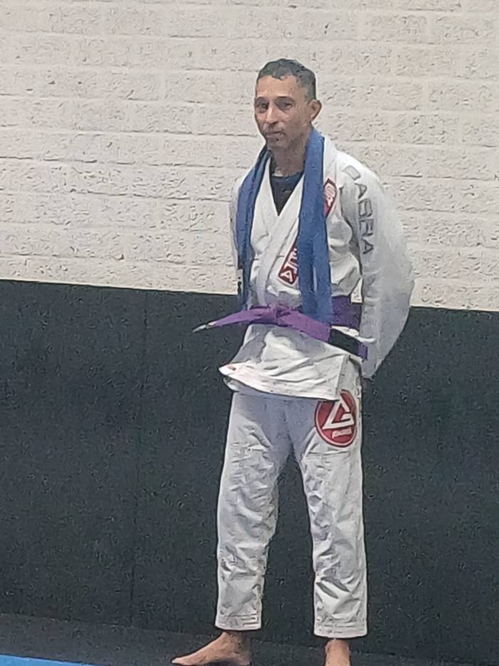 Purple belt · August 23, 2025 · Promoted by Sensei Jordy Peute