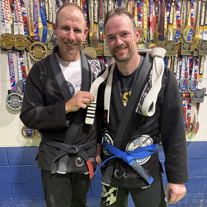 Blue belt · August 15, 2025 · Promoted by Kyle Mattson