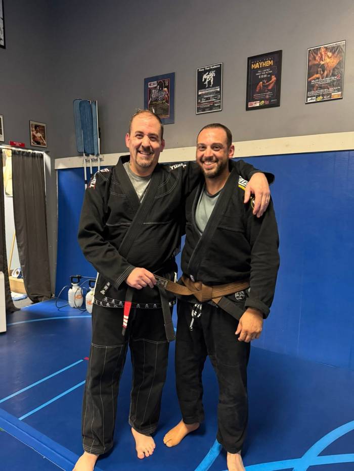 Brown belt · July 31, 2025 · Promoted by Mike DesRosiers