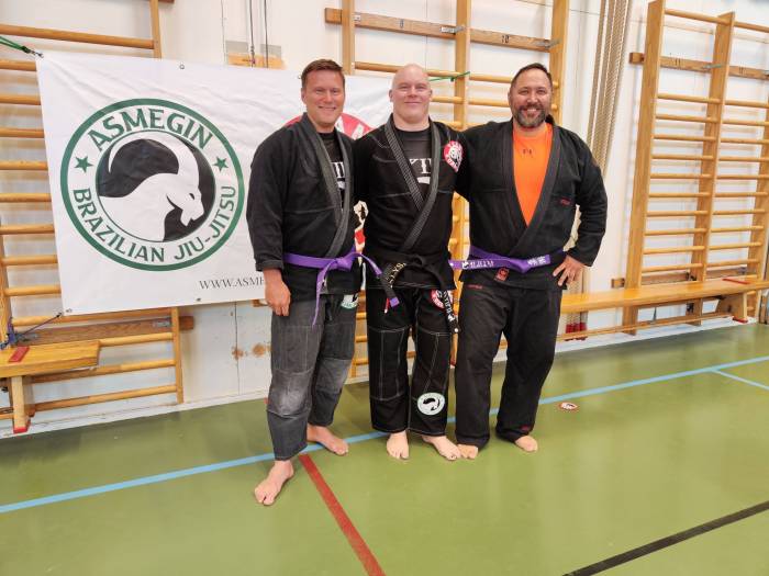 Purple belt · June 4, 2023 · Promoted by Peter Klysing