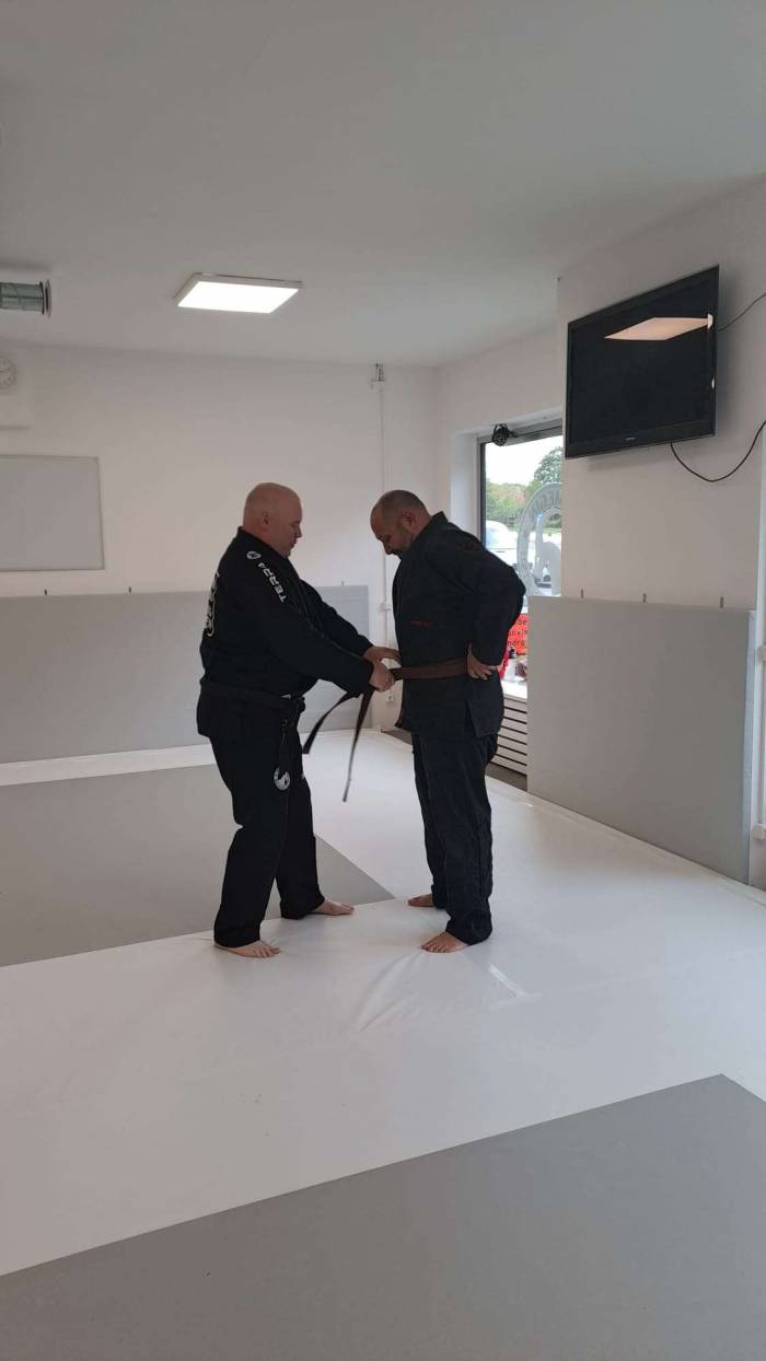 Brown belt promotion, Peter Klysing coach