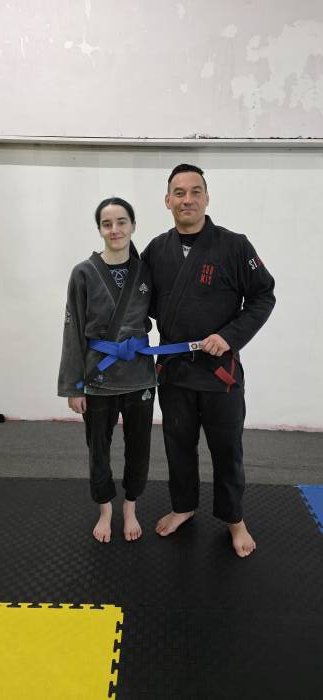 Blue belt · August 25, 2025 · Promoted by Jaron Vince
