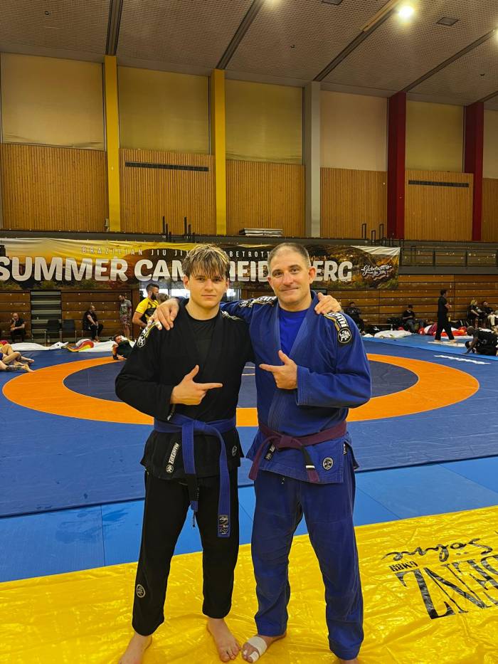 BJJ Globetrotters Summer Camp Heidelberg 2025 with my son