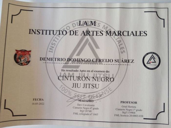 Black belt · May 16, 2022 · Promoted by Davi Cavalcante