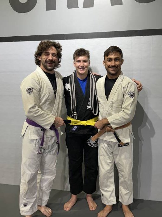 Yellow belt · September 5, 2025 · Promoted by Jackson Mena