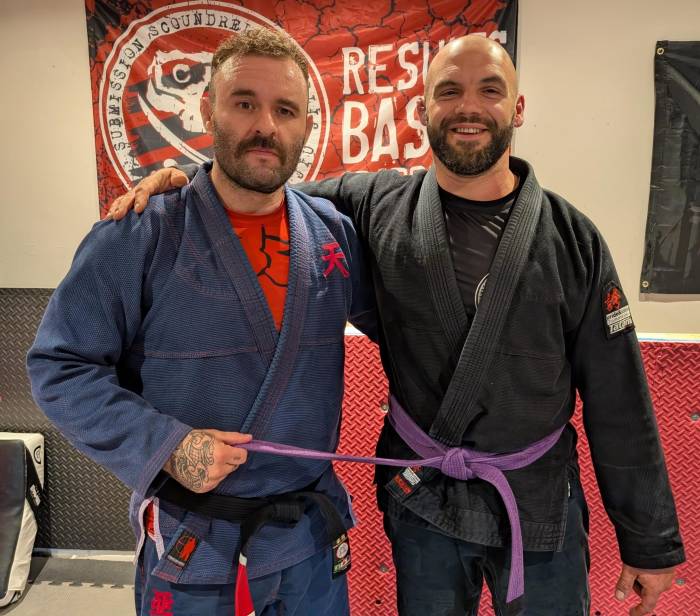 Purple belt · September 11, 2025 · Promoted by Chris Petherwick
