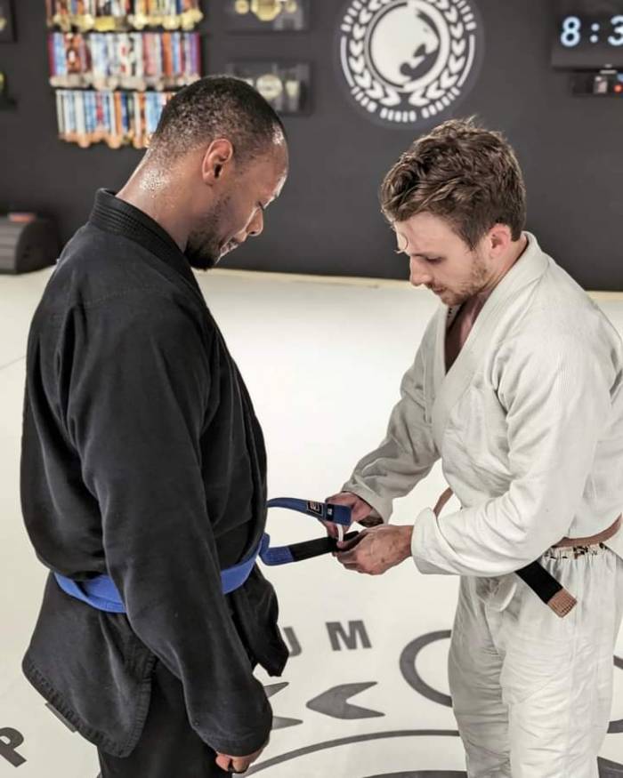 Blue belt · July 25, 2022 · Promoted by Raymond Miller