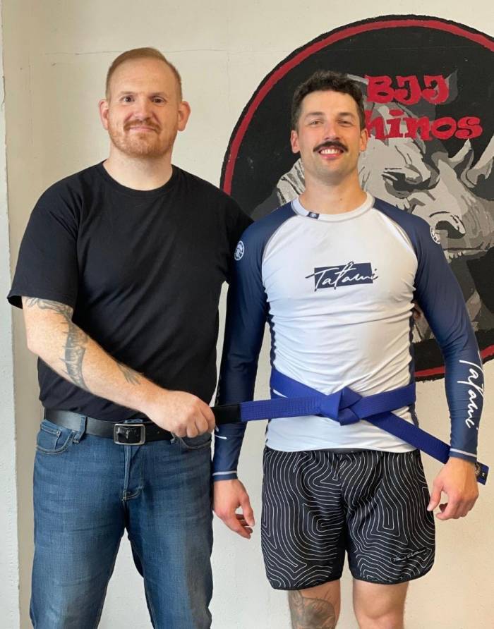 Blue belt · September 14, 2025 · Promoted by Michel Schlosser