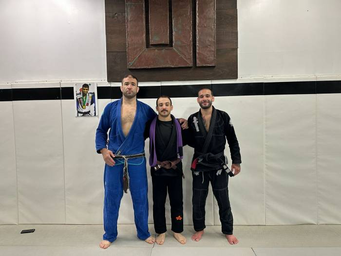 Murilo Santana and Jimmy Ocasio after promoting me to Brown belt