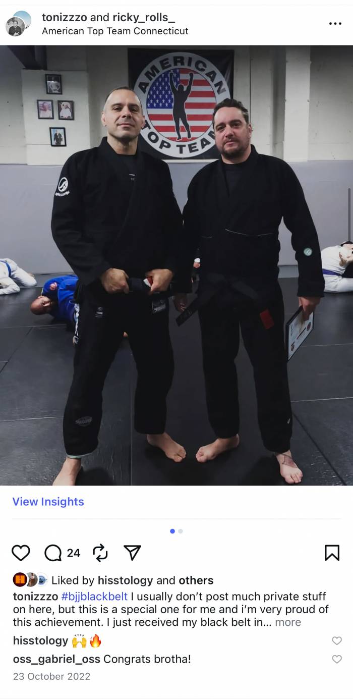 Black belt · October 22, 2022 · Promoted by Luigi Mondelli