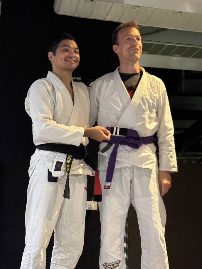Purple belt · August 17, 2024 · Promoted by Ronaldo Francisco Vergel de Dios