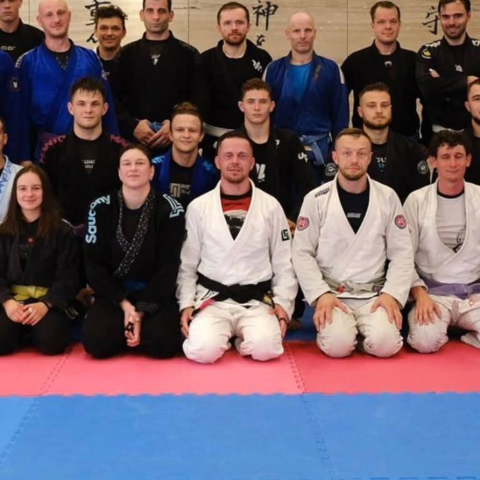 Already as black belt, at bjj Unity Camp in Poland