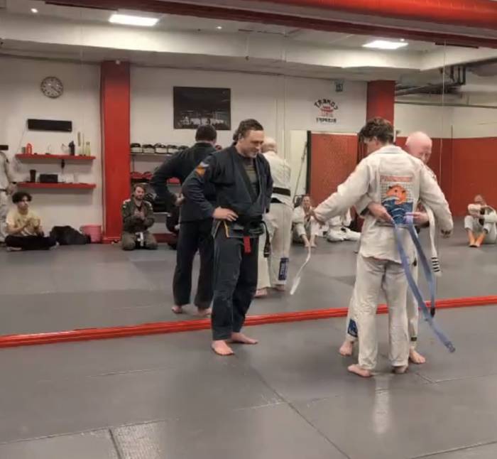 Blue belt · July 31, 2025 · Promoted by Anders Nyh