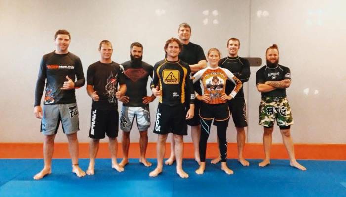 Nogi training at Submission Factory Geraldton in 2014