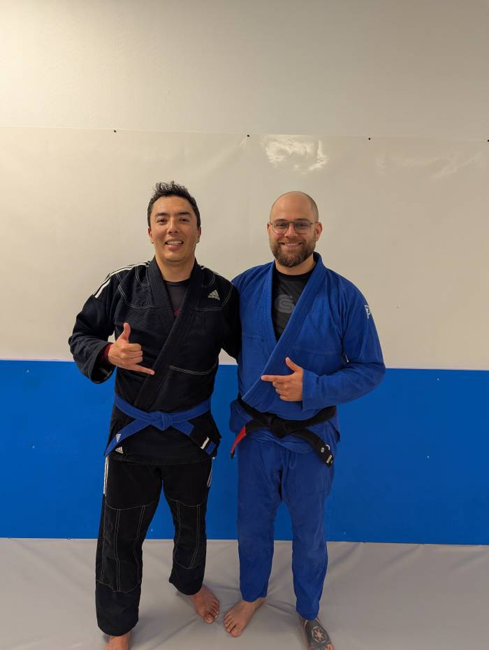 Blue belt · October 17, 2021 · Promoted by Stefan Strang