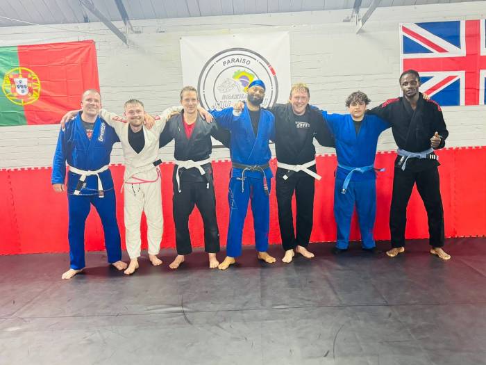 Gi session at Paraiso jiu jitsu in Great Yarmouth