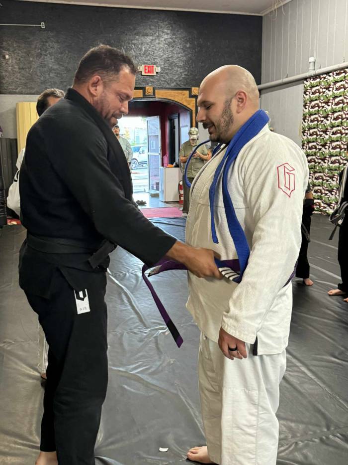 Purple belt · September 30, 2025 · Promoted by J.j Thompson