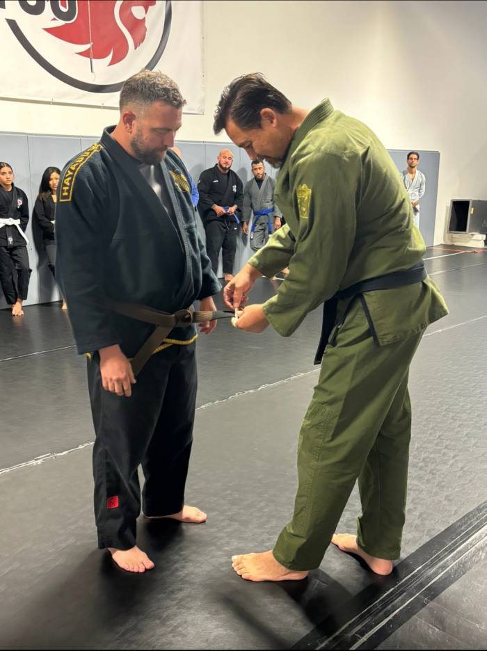 Brown belt · January 13, 2025 · Promoted by Steven Zoll