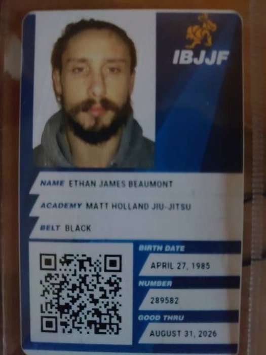 My IBJJF card