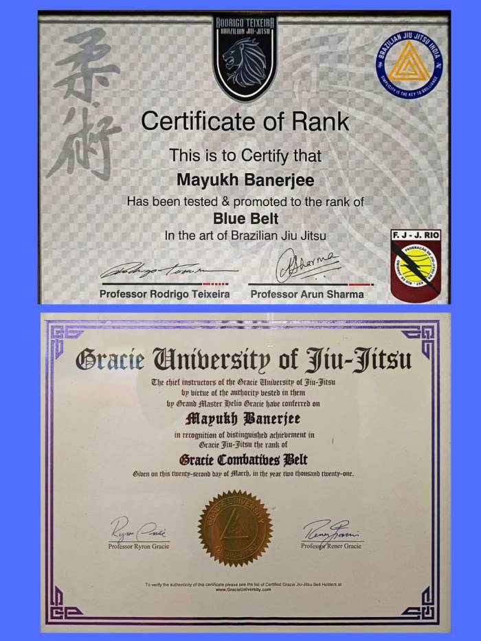 Blue belt · September 25, 2021 · Promoted by Arun Sharma