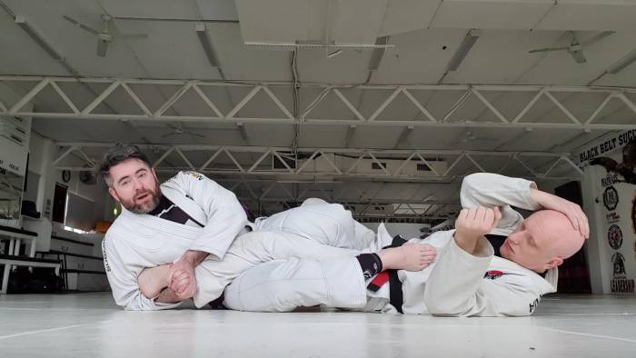 Filming a short instructional for the gym on heel hooks