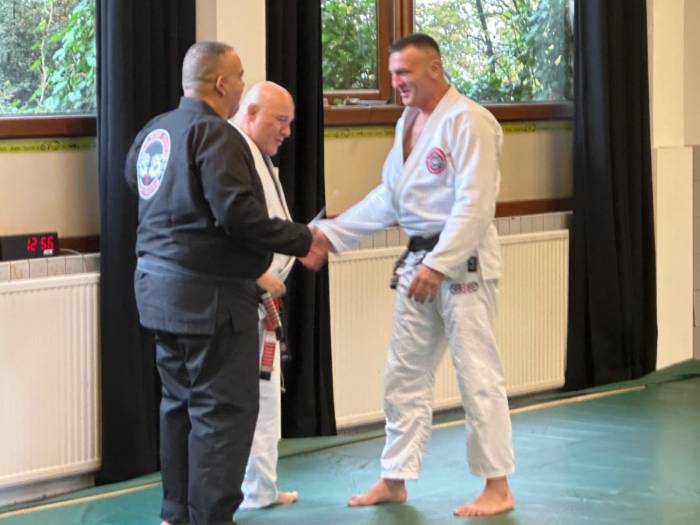 Black belt 2nd degree · October 5, 2025 · Promoted by Carlson Gracie Junior