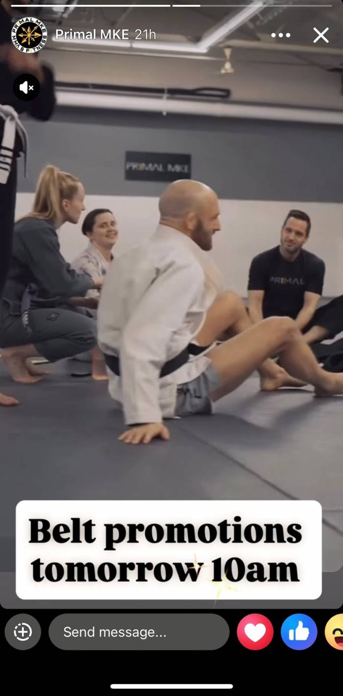 Purple belt · October 12, 2025 · Promoted by Ben Schultz