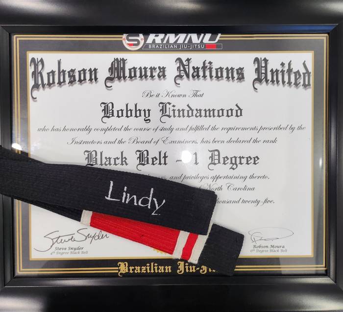 Black belt 1st degree · October 8, 2025 · Promoted by Steve Snyder
