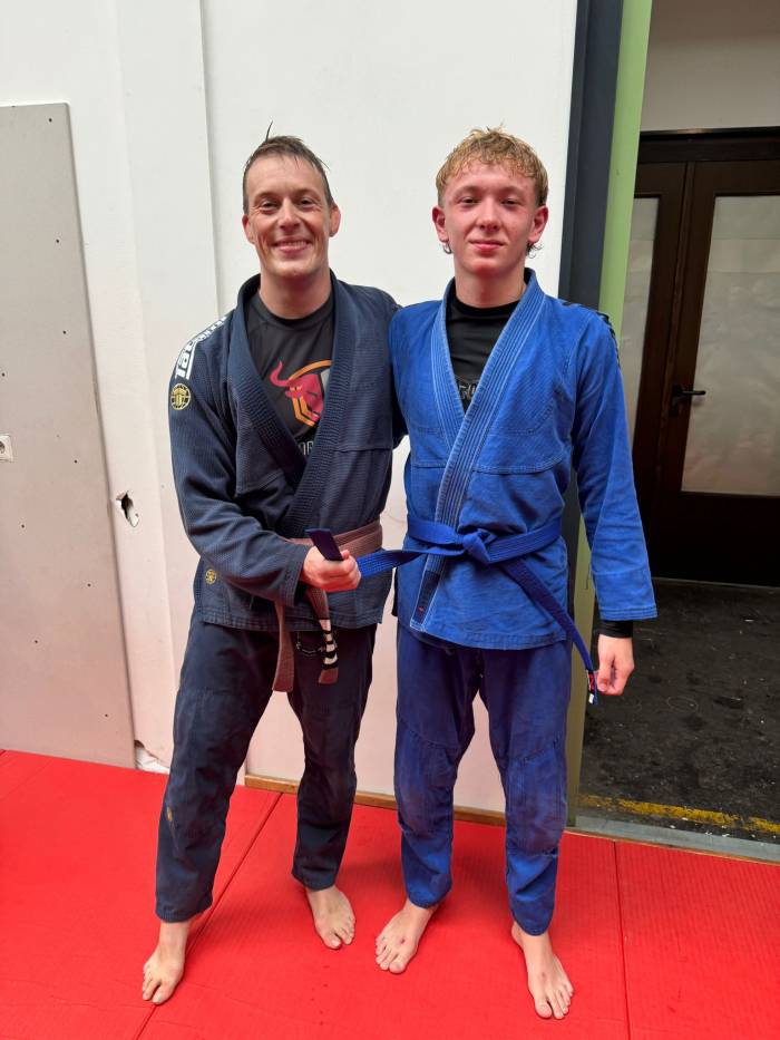 Blue belt · October 11, 2025 · Promoted by Gido Stroek