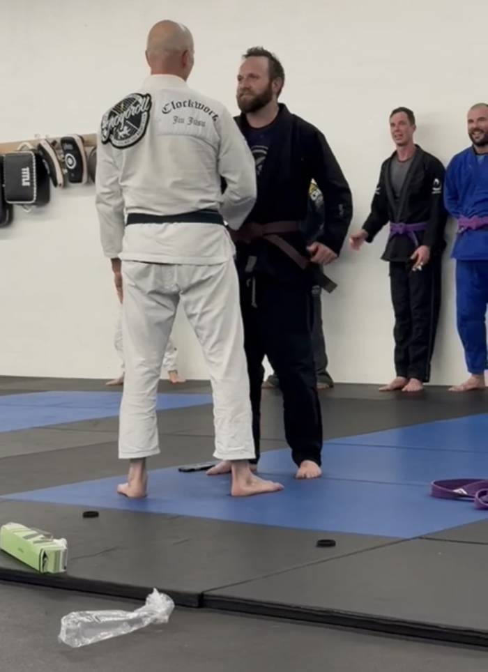 Brown belt · October 13, 2025 · Promoted by Clay Burwell