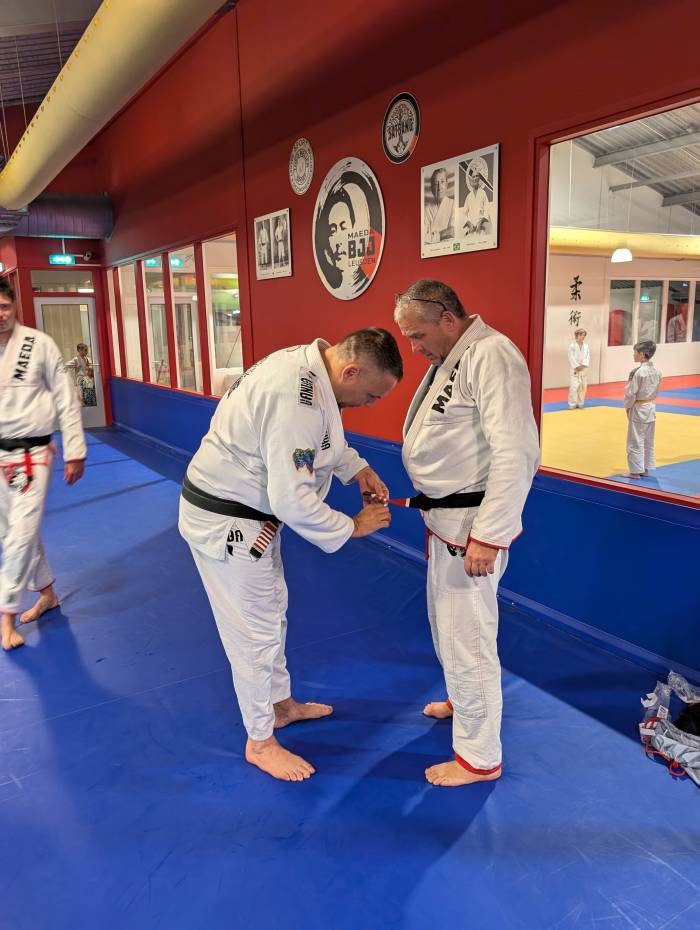 2nd degree promotion by legend Remco Pardoel 2025