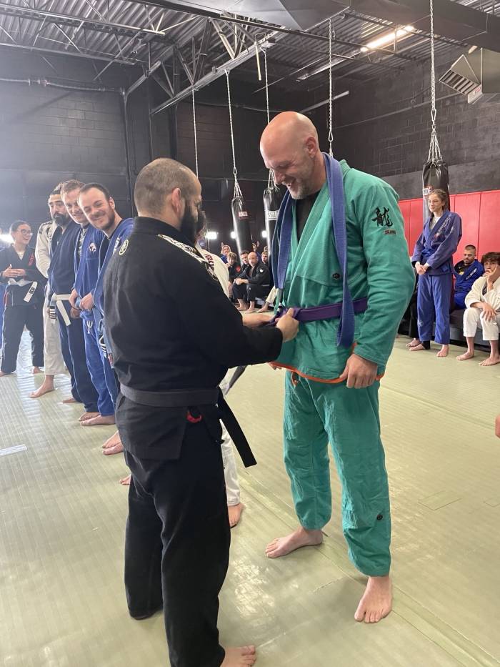 Purple belt · April 12, 2025 · Promoted by Jamal Mohammed