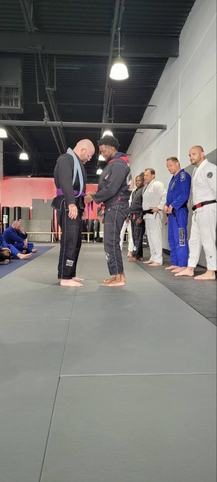 Purple belt · October 18, 2025 · Promoted by Marques Williams