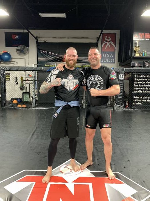 Blue belt · April 8, 2019 · Promoted by Scott Tannenbaum