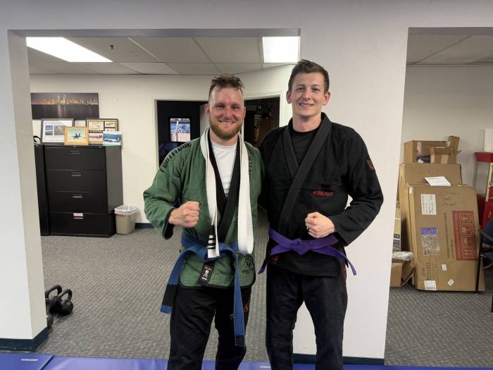 Blue belt · October 17, 2025 · Promoted by Al