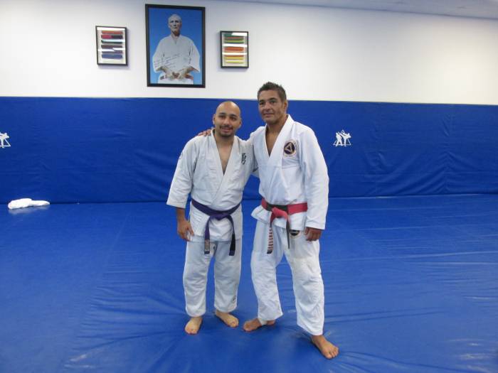 Purple belt · August 25, 2012 · Promoted by Royce Gracie