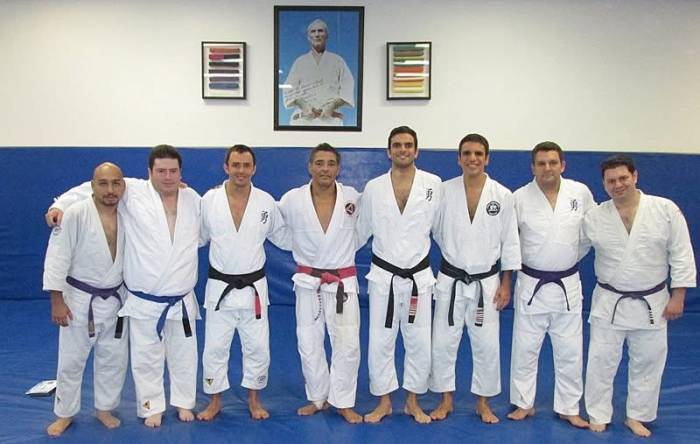 With the Guatemalan team after Master Rickson Seminar at Valente Brothers HQ