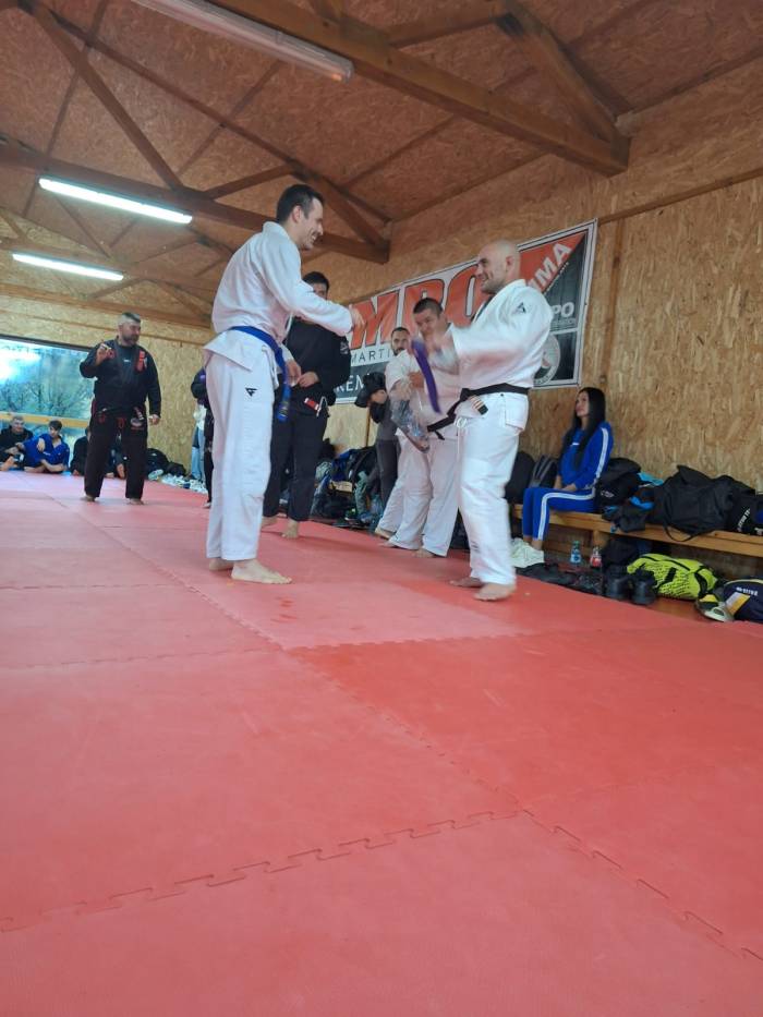 Purple belt · October 25, 2025 · Promoted by Bernardo Serrini\Catalin Vlad\Bogdan Ionascu